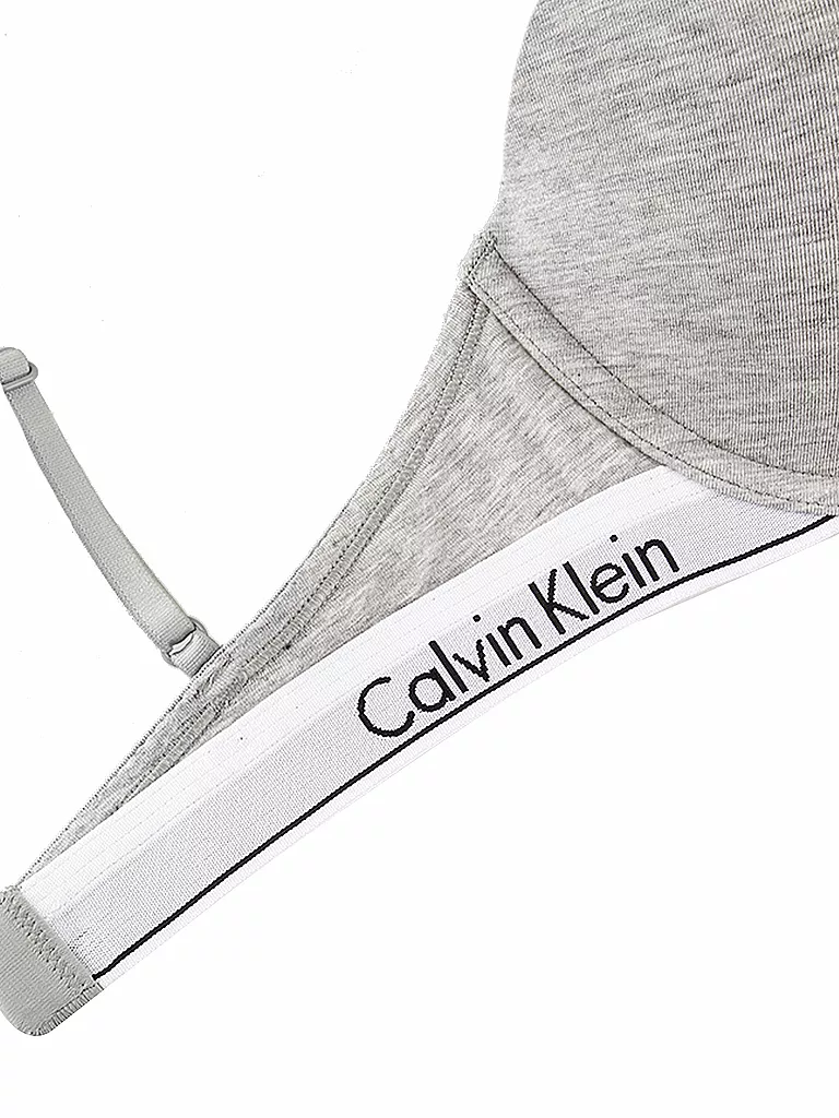CALVIN KLEIN | Sujetador camiseta MODERN COTTON Grey HEATHER | Gris