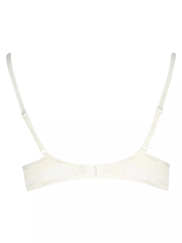 CALVIN KLEIN | Sujetador con relleno blanco | Crema