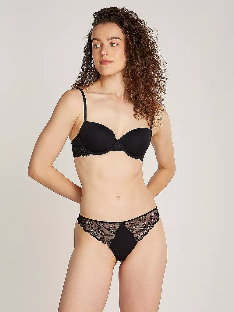 CALVIN KLEIN | Sujetador con relleno negro | Negro