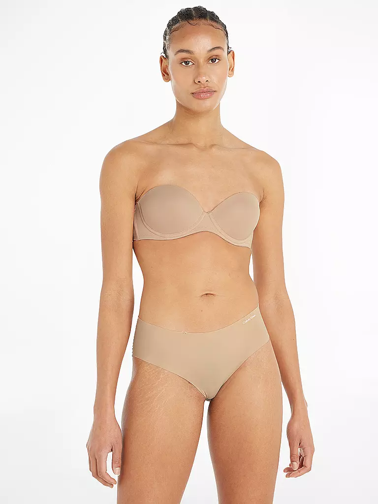 CALVIN KLEIN | Sujetador push up sin tirantes "Perfectly Fit" (Sanddune) | Beige