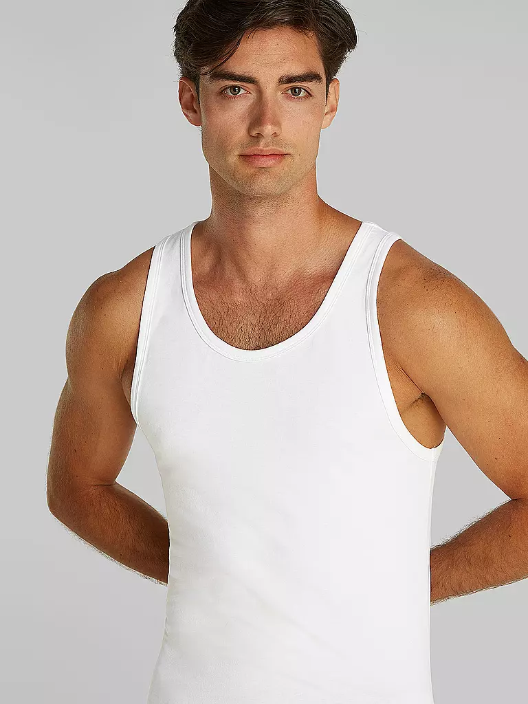 CALVIN KLEIN | Tanktop Paquete de 3 blanco | 