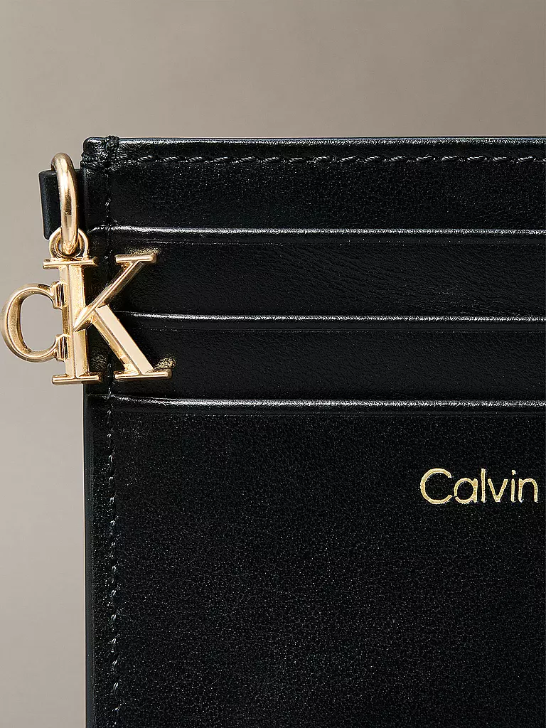 CALVIN KLEIN | Tarjetero CK PULLER | Negro
