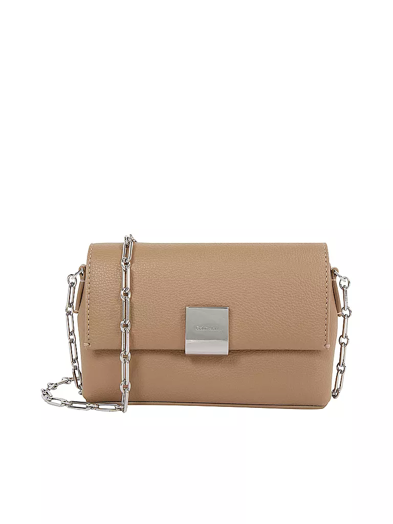 CALVIN KLEIN | Tasche - Mini Bag CK PLAQUE | Camel