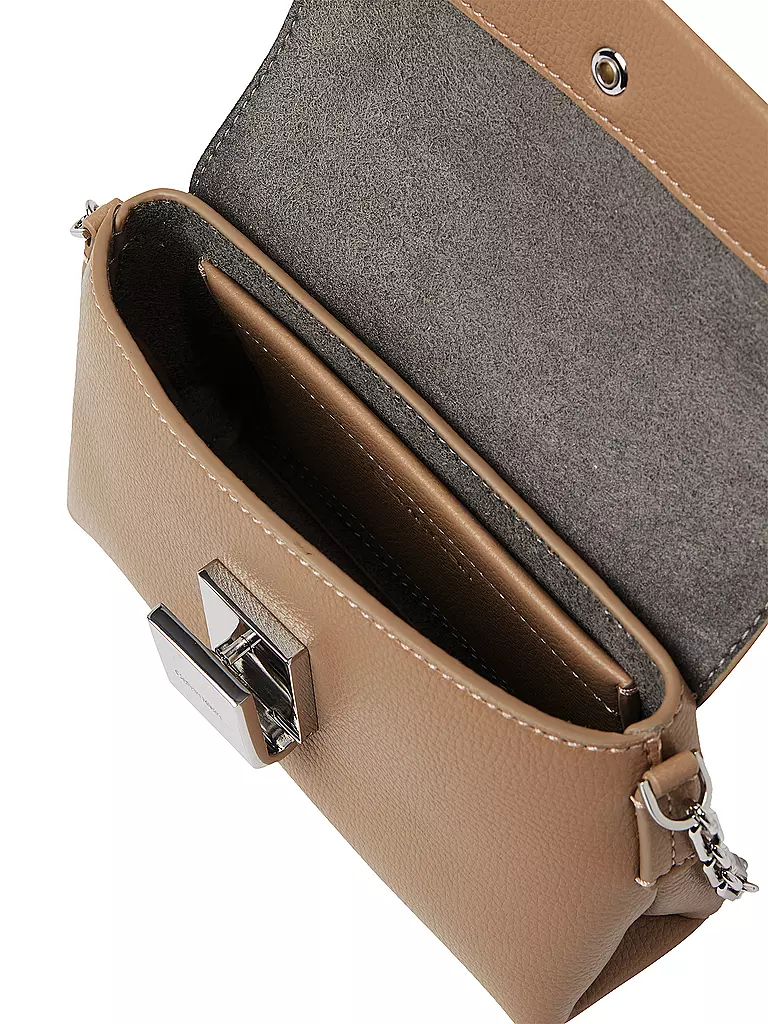 CALVIN KLEIN | Tasche - Mini Bag CK PLAQUE | Camel