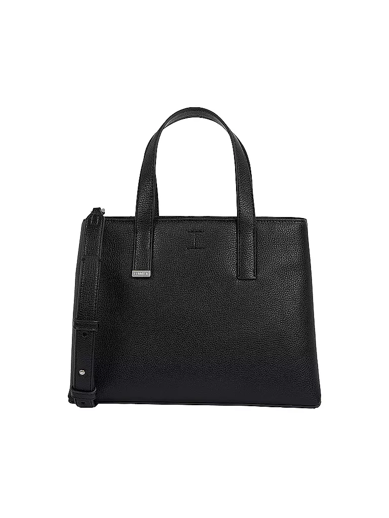 CALVIN KLEIN | Tasche - Tote Bag CK PLAQUE Small | Negro