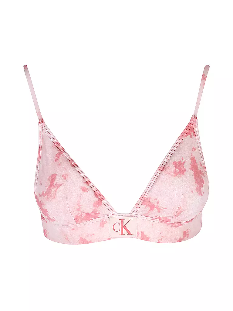 CALVIN KLEIN | Top de bikini triángulo | Fucsia