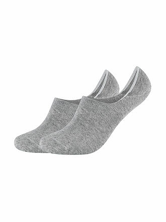 CAMANO | Calcetines invisibles COMFORT, paquete de 2, gris claro jaspeado