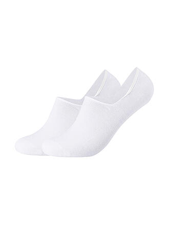 CAMANO | Calcetines invisibles COMFORT blancos, paquete de 2