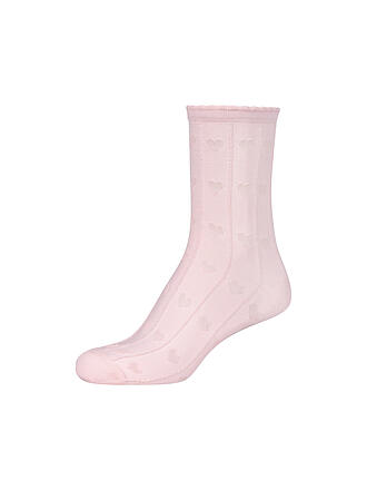 CAMANO | Calcetines AJOUR SILKY SOCKS rosa pálido