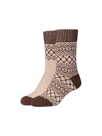 CAMANO | Calcetines COZY JACQUARD paquete de 2 unidades color carafe