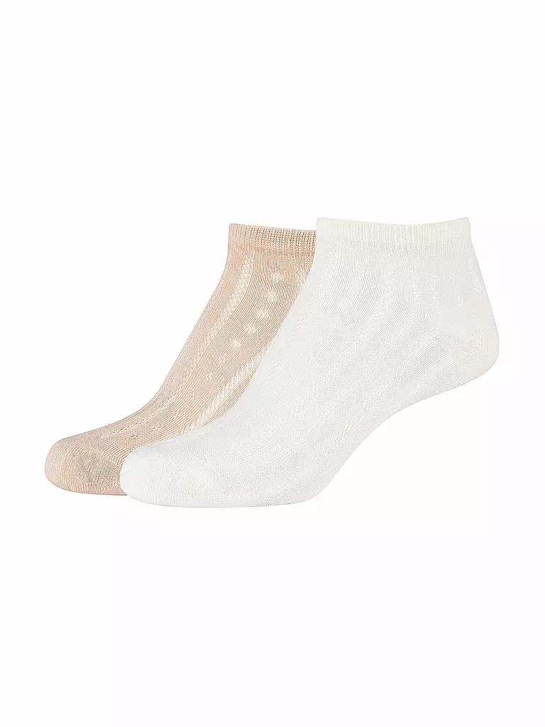 CAMANO | Calcetines, paquete de 2, blanco hueso | Crema