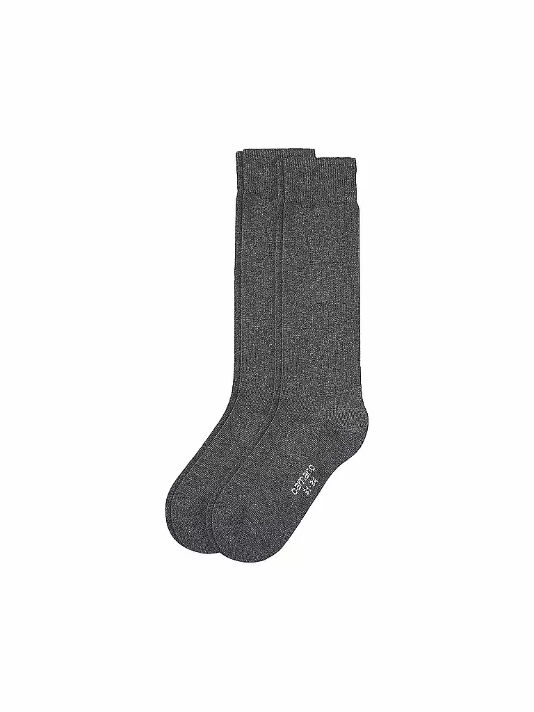 CAMANO | Calcetines altos para niños, paquete de 2, antracita | Gris