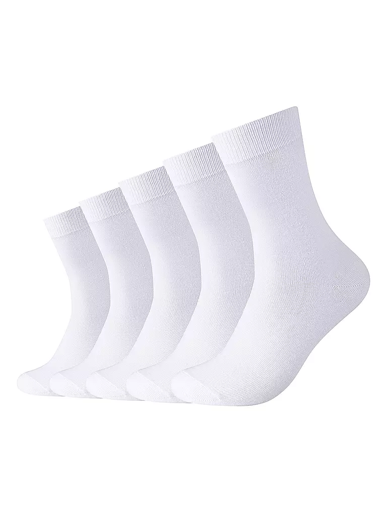 CAMANO | Calcetines BASIC paquete de 5 blanco | Blanco