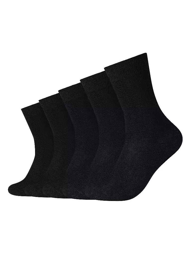 CAMANO | Calcetines BASIC paquete de 5 negro | Negro