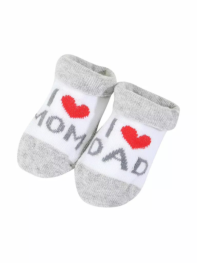 CAMANO | Calcetines de bebé mum & dad | Gris