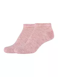 CAMANO | Calcetines de deporte Silky, paquete de 2, mélange piedra | Rosa