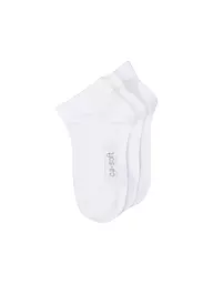 CAMANO | Calcetines para niños, paquete de 3, mar Báltico | Blanco