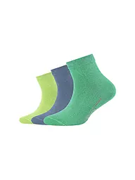 CAMANO | Calcetines para niños, paquete de 3, mar Báltico | Verde