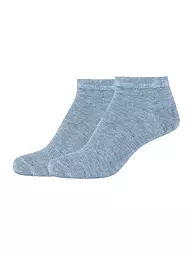 CAMANO | Calcetines de deporte Silky, paquete de 2, mélange piedra | Azul