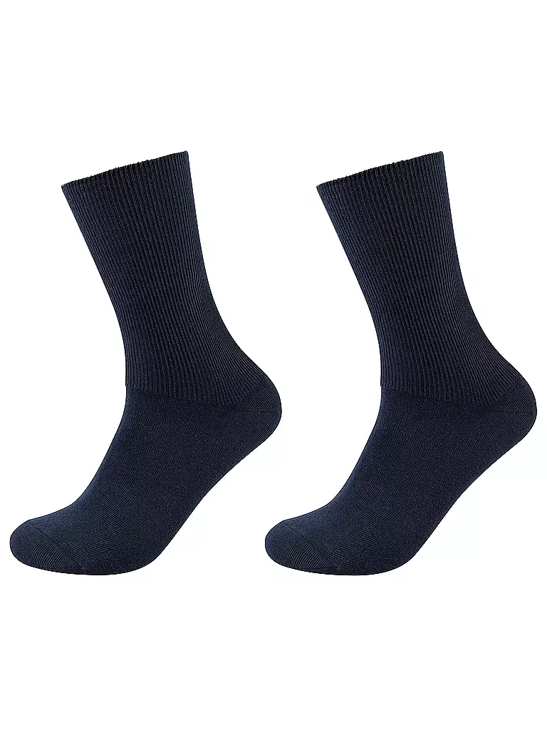 CAMANO | Calcetines de hombre, paquete de 2, azul marino | Azul oscuro