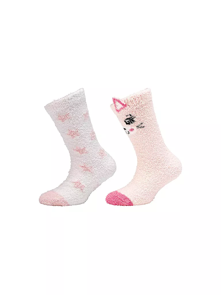 CAMANO | Calcetines de niña, paquete de 2, color rosa cornejo | Rosa