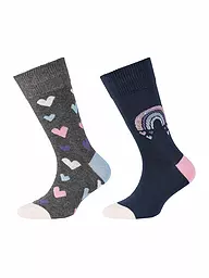 CAMANO | Calcetines para niña, paquete de 2, Lilac Chiffon | Gris