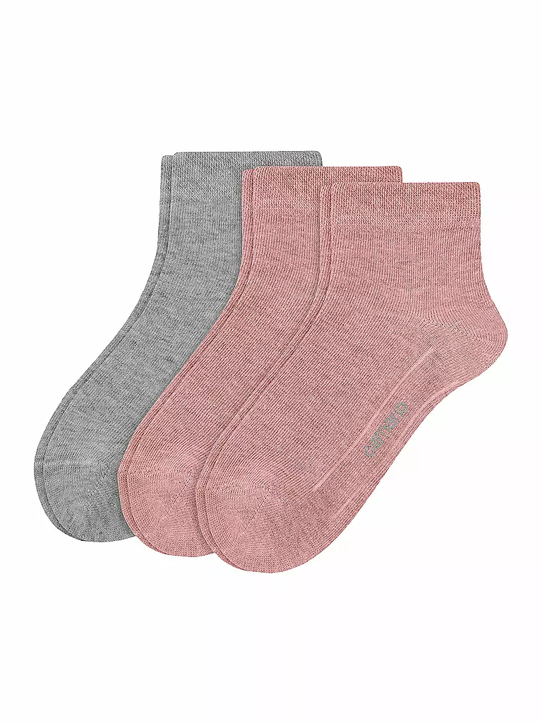 CAMANO | Calcetines de niña, paquete de 3, rosa tiza mela | Rosa