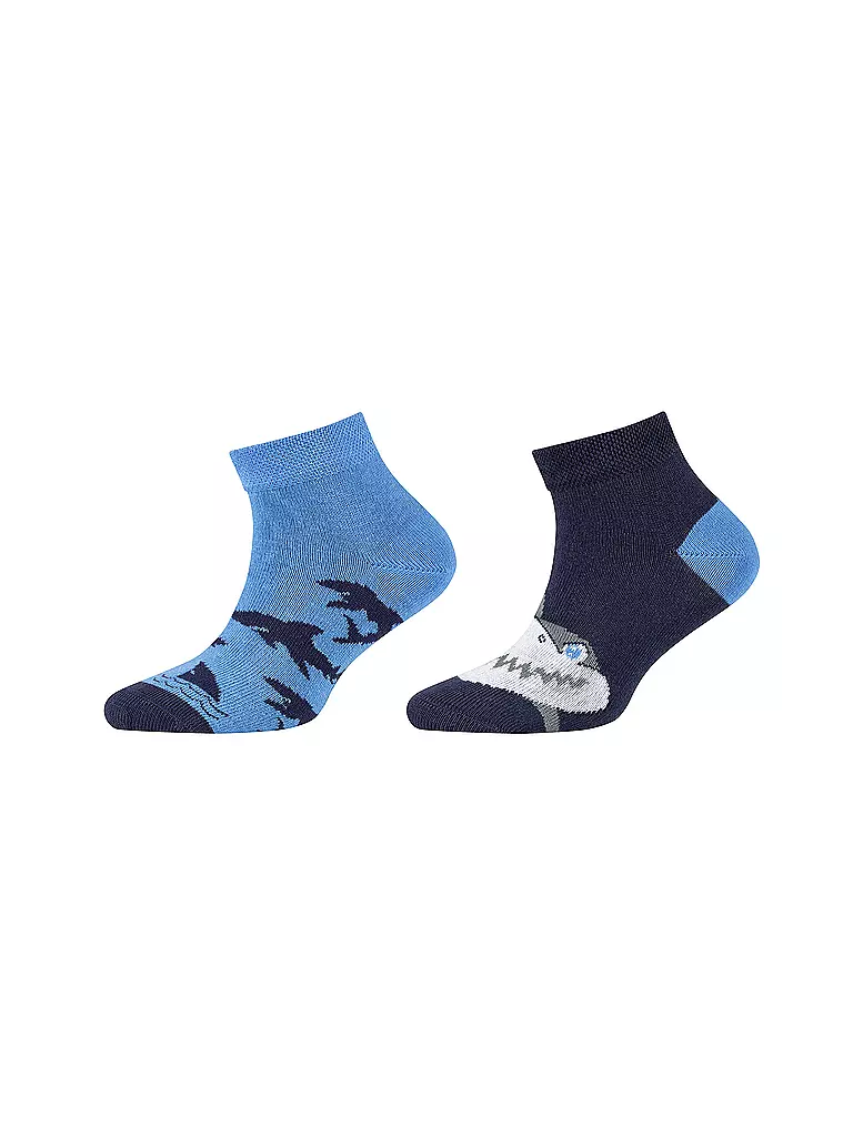 CAMANO | Calcetines de niño, paquete de 2, azul París | Azul