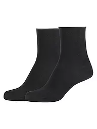 CAMANO | Calcetines tobilleros paquete de 2 blanco | Negro