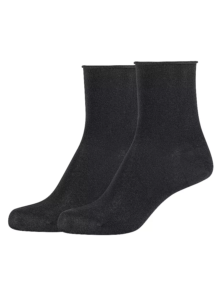 CAMANO | Calcetines enrollables, paquete de 2, negro | Negro