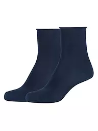 CAMANO | Calcetines tobilleros paquete de 2 blanco | Azul