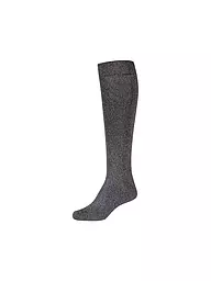 CAMANO | Calcetines hasta la rodilla negro plata | Negro