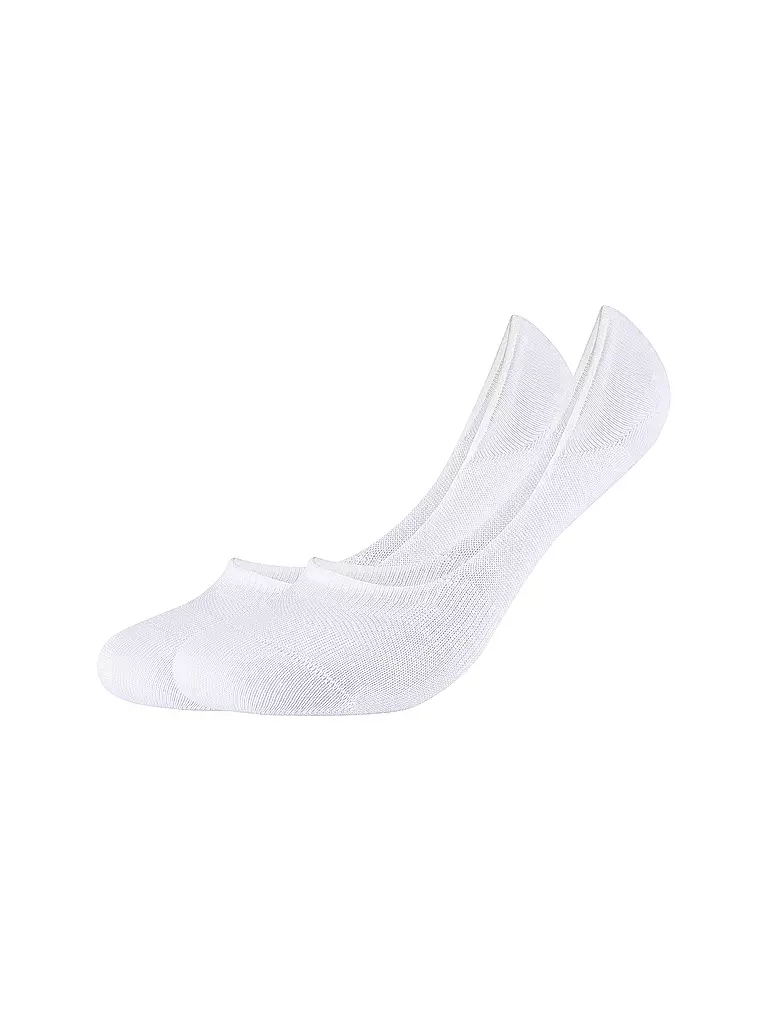 CAMANO | Calcetines invisibles COMFORT, paquete de 2, blanco | Blanco
