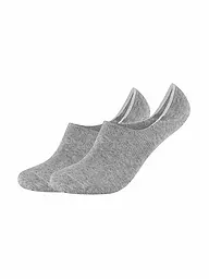 CAMANO | Calcetines invisibles COMFORT blancos, paquete de 2 | Gris claro