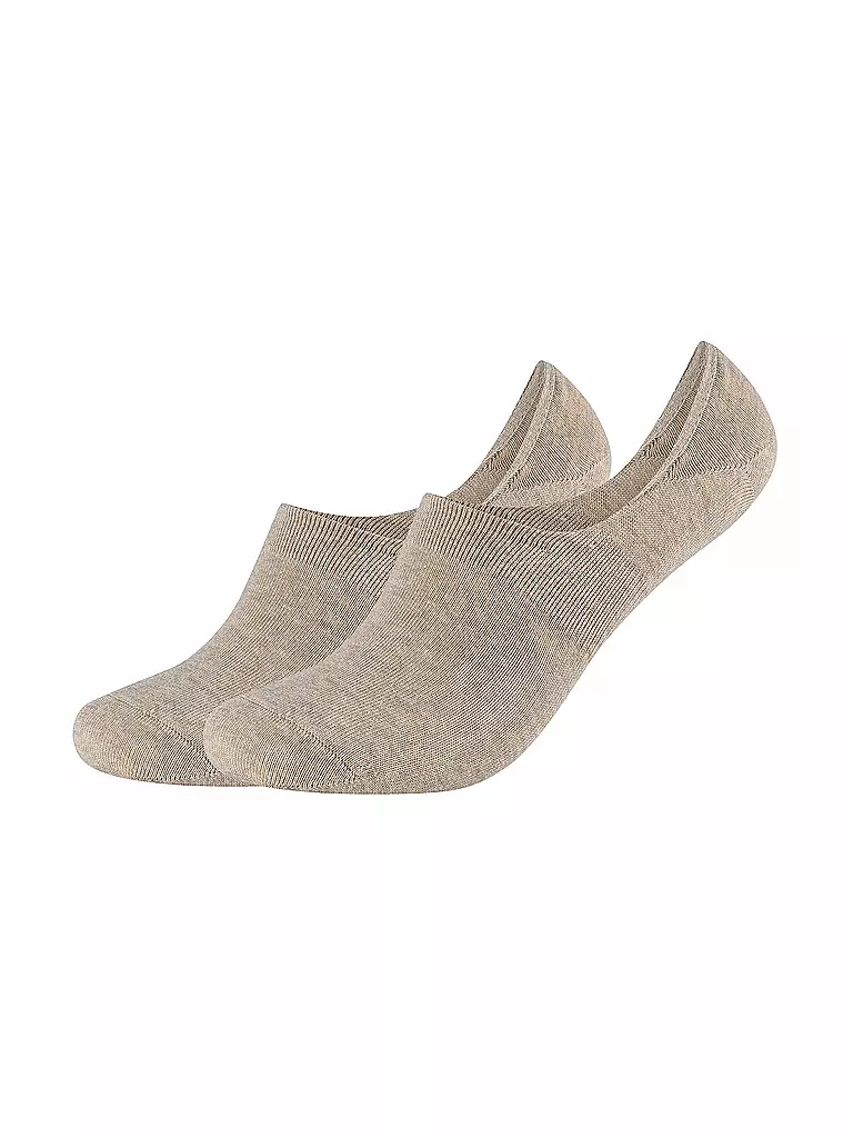 CAMANO | Calcetines invisibles COMFORT arena melange, paquete de 2 | Beige