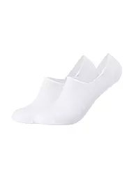 CAMANO | Calcetines invisibles COMFORT blancos, paquete de 2 | Blanco