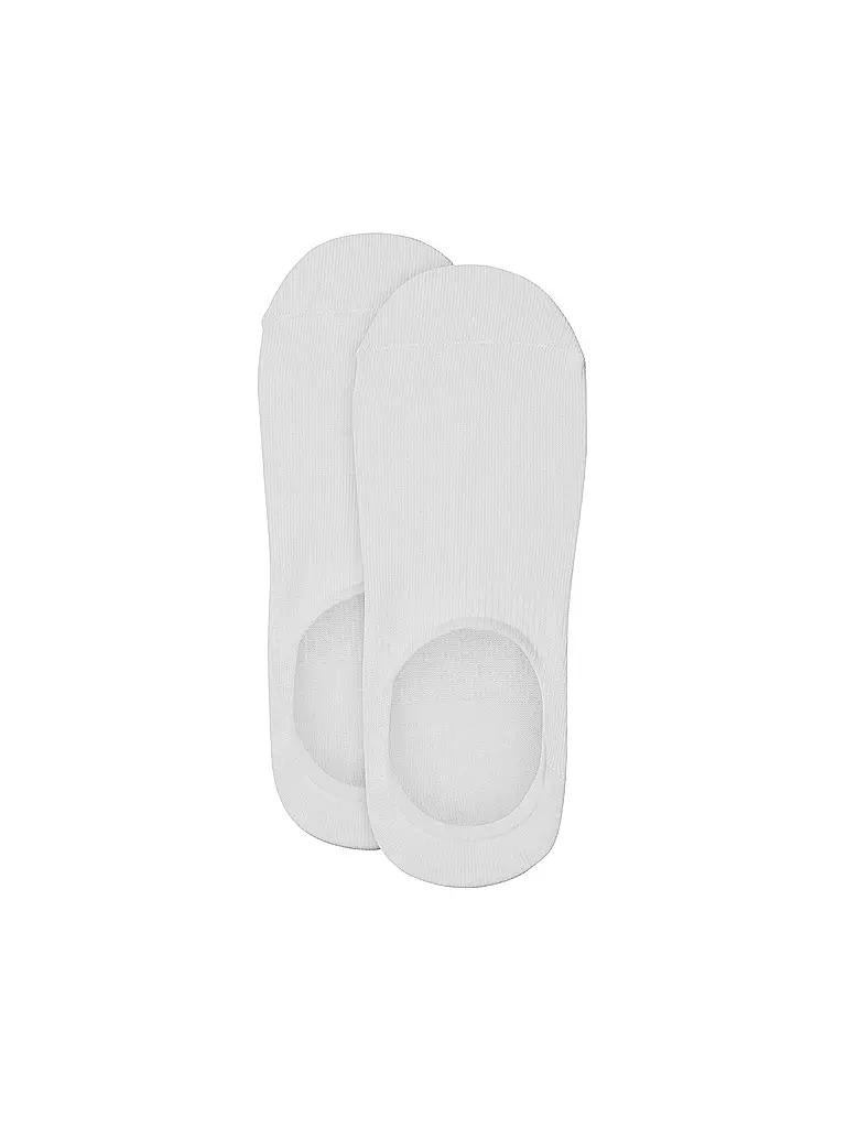 CAMANO | Calcetines invisibles COMFORT blancos, paquete de 2 | 