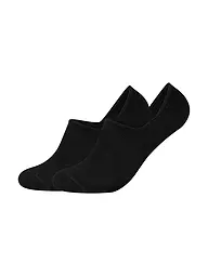 CAMANO | Calcetines invisibles COMFORT blancos, paquete de 2 | Negro