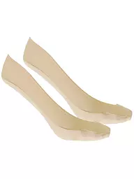 CAMANO | Calcetines invisibles para mujer, paquete de 2, Natural | Beige