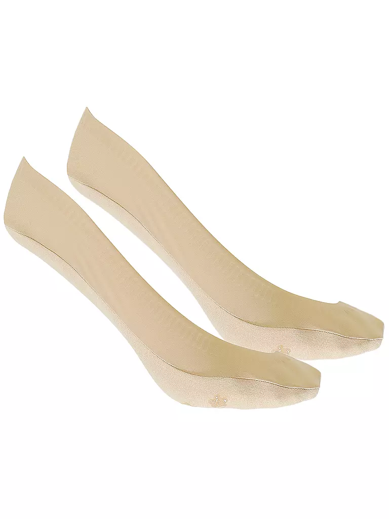 CAMANO | Calcetines invisibles para mujer, paquete de 2, Natural | Beige