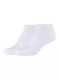CAMANO | Calcetines de deporte Silky, paquete de 2, mélange piedra | Blanco