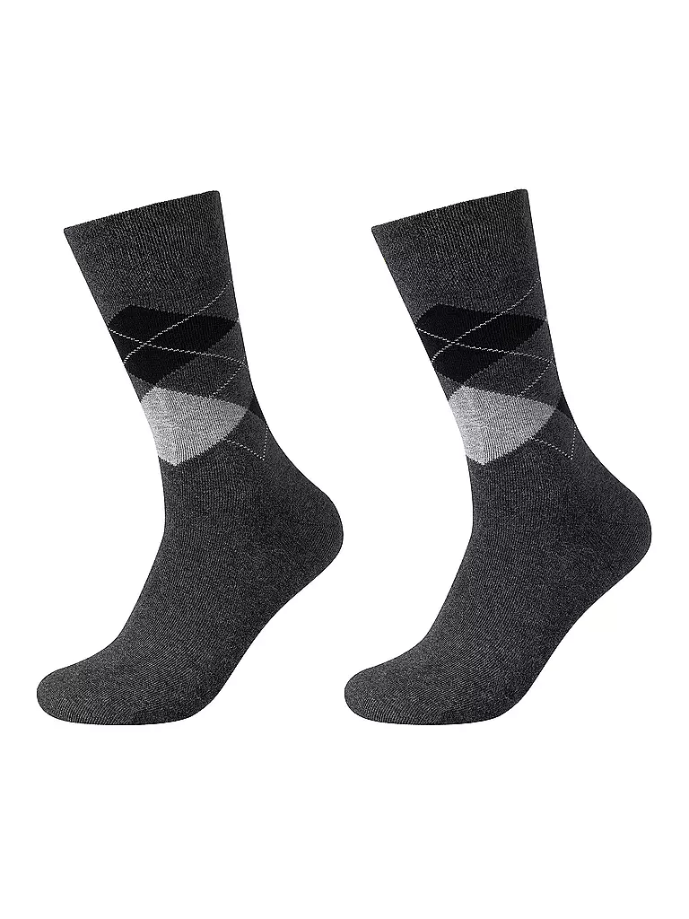 CAMANO | Calcetines paquete de 2 antracita | Gris