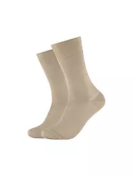 CAMANO | Calcetines paquete de 2 negro | Beige