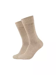 CAMANO | Calcetines paquete de 2 negro | Beige