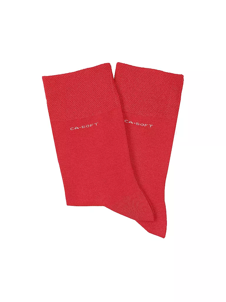 CAMANO | Calcetines paquete de 2 rojo verdadero | Rojo