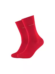 CAMANO | Calcetines paquete de 2 negro | Rojo