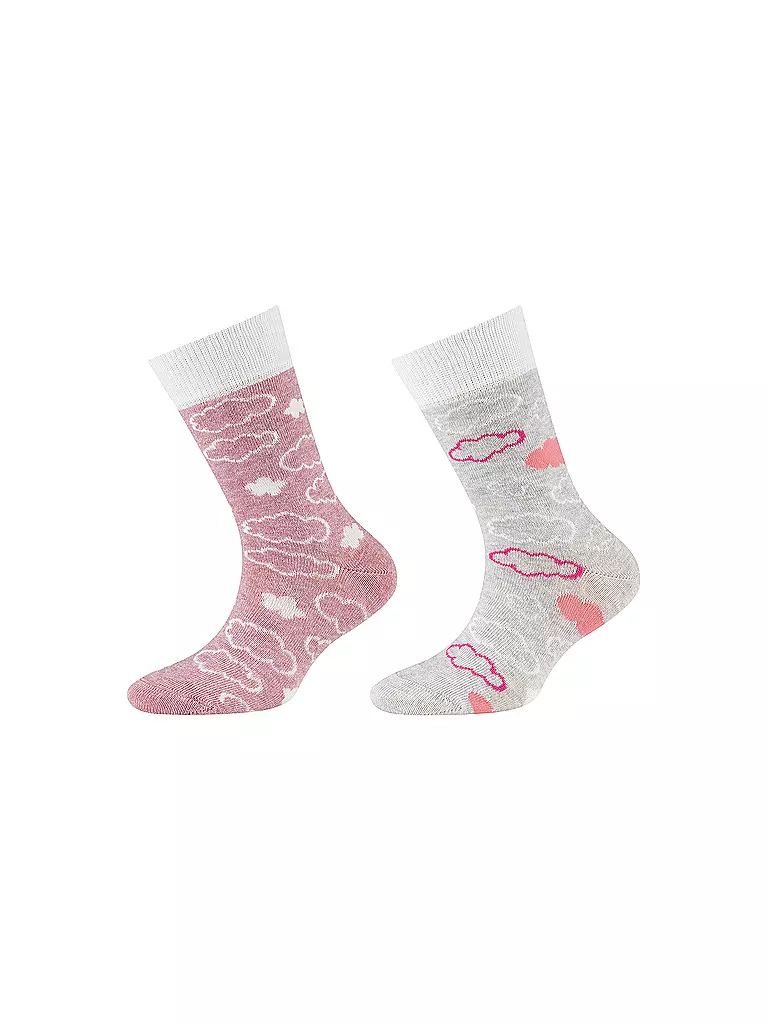 CAMANO | Calcetines para niña, paquete de 2, blanco hueso | Blanco