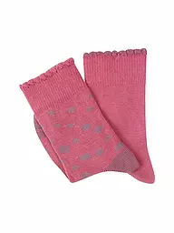 CAMANO | Calcetines para niña, paquete de 2, color vino rosado | Rosa