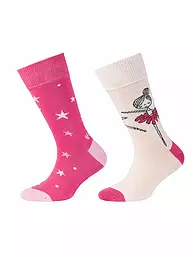 CAMANO | Calcetines para niña, paquete de 2, Lilac Chiffon | Fucsia