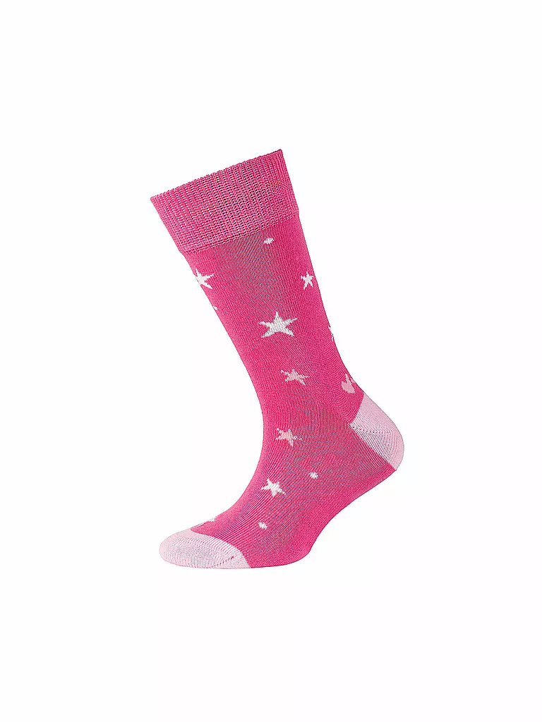 CAMANO | Calcetines para niña, paquete de 2, rosa impactante | 